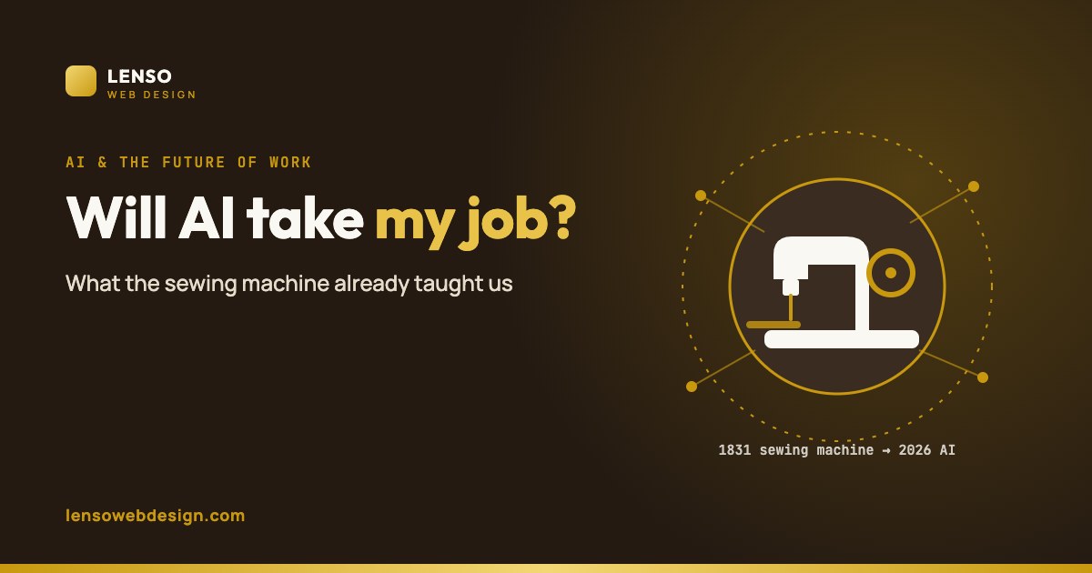 Will AI take my job? A sewing machine and AI